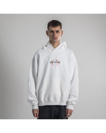 Oversized Hoodie "Venom" White
