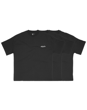 3-pack Tee "Designs" Black