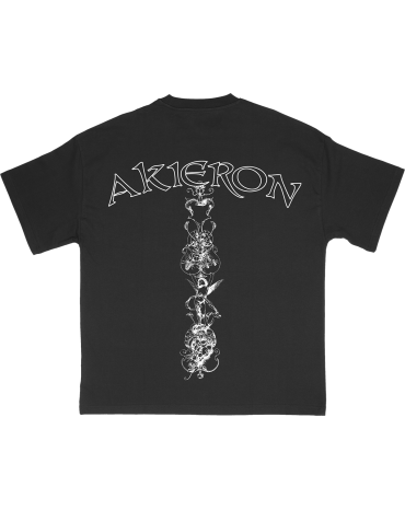 Oversized Tee "Nature" Black