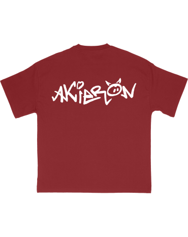 Oversized Tee "Basic's" Red