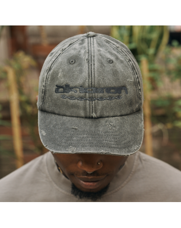 Distressed Denim Cap "Modern"