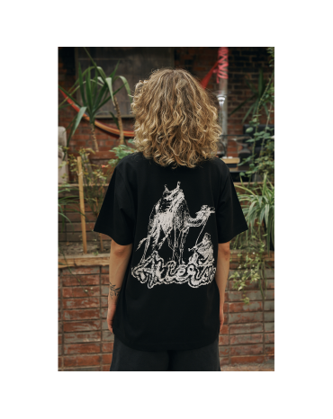 Oversized Tee "Camel" Black