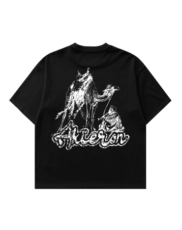 Oversized Tee "Camel" Black