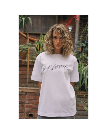 Oversized Tee "Mess" White