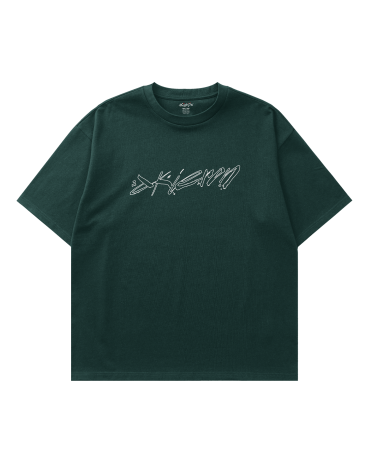 Oversized Tee "Mess" Forest...