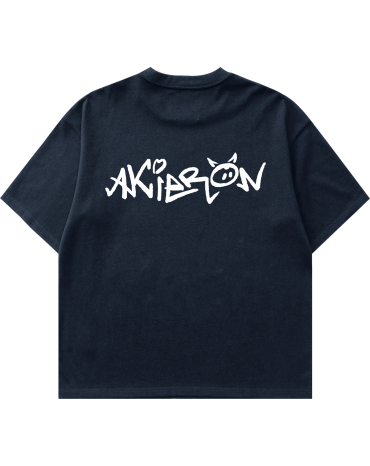 Oversized Tee "Basic's" Navy