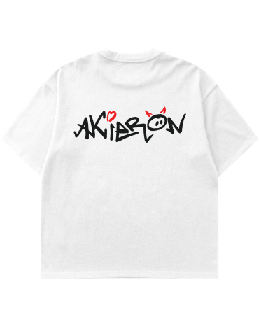 Oversized Tee "Basic's" White