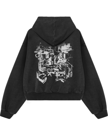 Oversized Hoodie "Maps"...